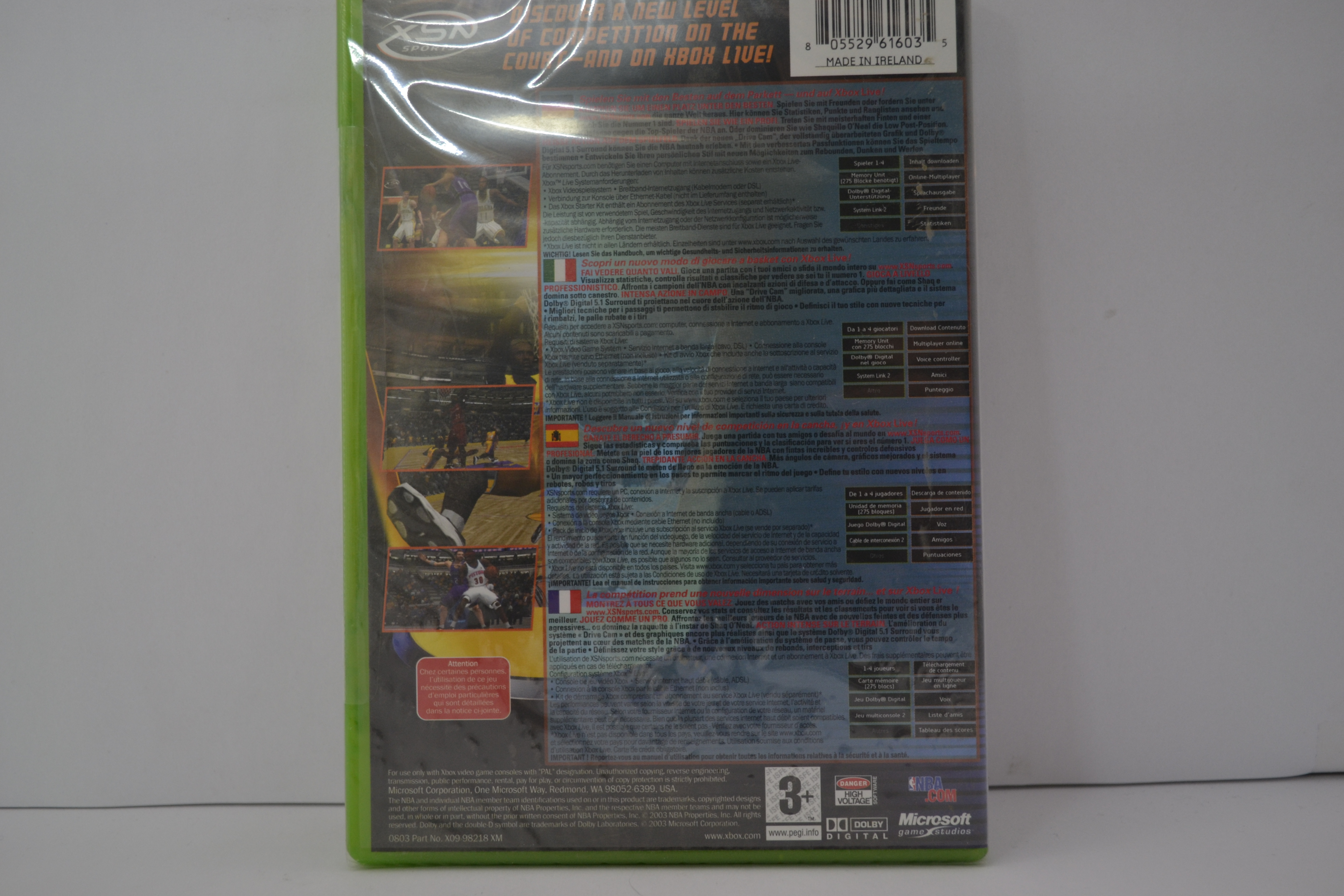 NBA Inside Drive 2004 - NEW (XBOX)