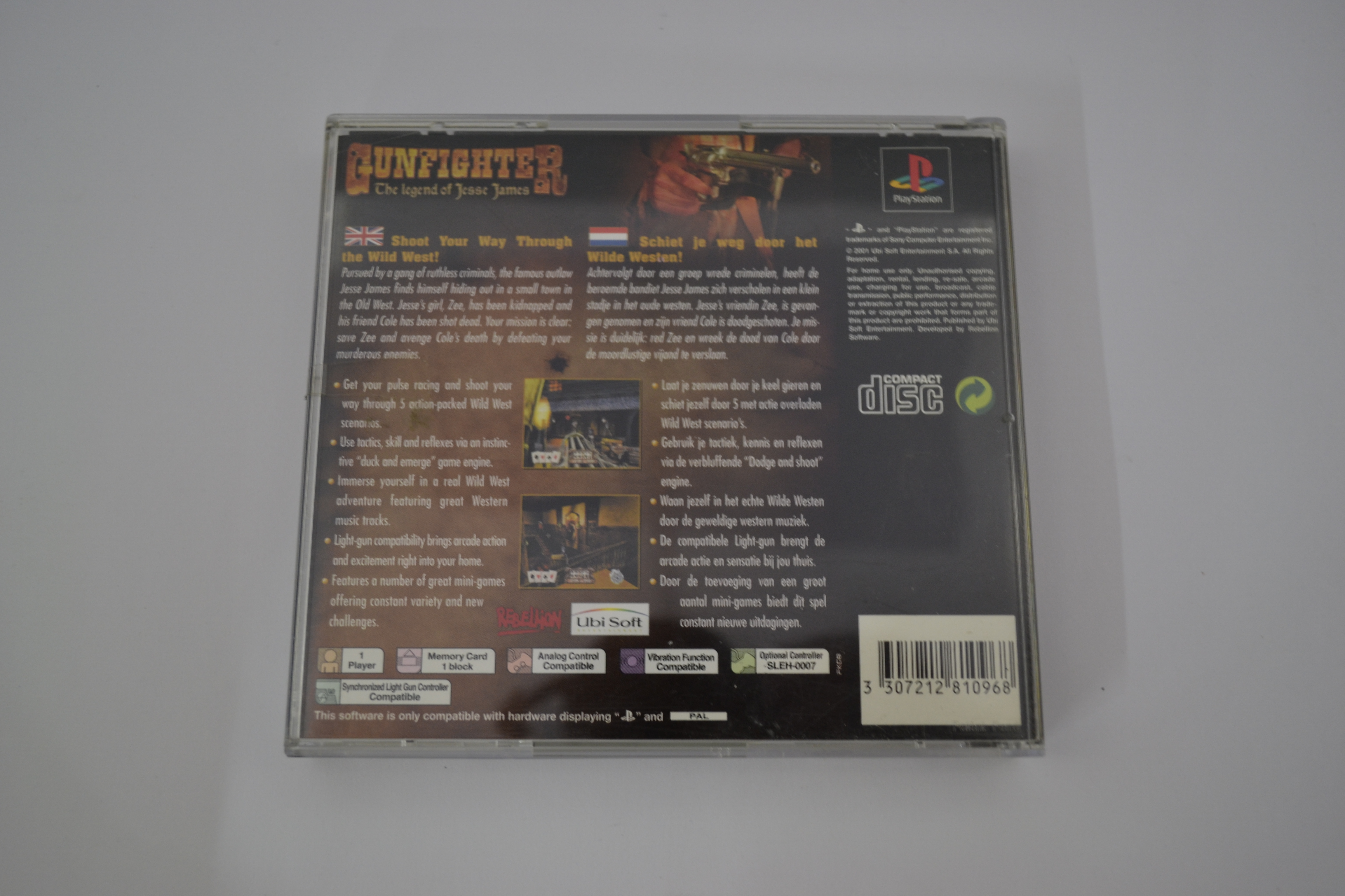 Gunfighter - The Legend Of Jesse James (PS1 PAL)