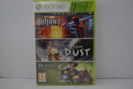 Triple Pack Outland From Dust Beyond Good & Evil HD - SEALED (360)
