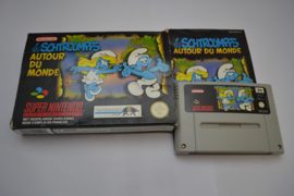 The Smurfs Travel the World / Les Schtroumpfs Autour du Monde (SNES FAH CIB)