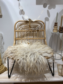 Lounge stoel rotan naturel