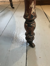 FRANSE RONDE TAFEL OP WIELTES / verkocht