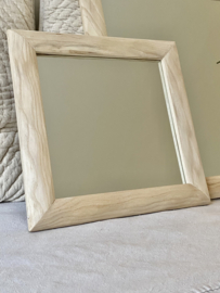Blank houten spiegel Pomax