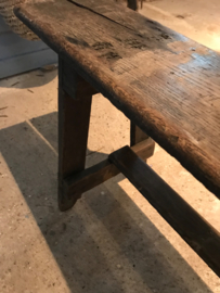 HOUTEN LANG BANKJE/ verkocht