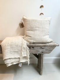 Pillow made from Waste Naturel Linnen -Original Home