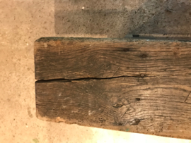 HOUTEN LANG BANKJE/ verkocht