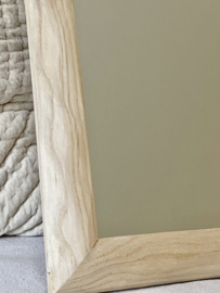 Blank houten spiegel Pomax