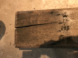 HOUTEN LANG BANKJE/ verkocht