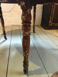 FRANSE RONDE TAFEL OP WIELTES / verkocht
