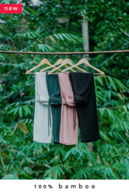 100% bamboo kimono + lounge pants combo (made-to-order in Bali + natural dye)