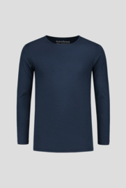 luxe bamboe longsleeve navy