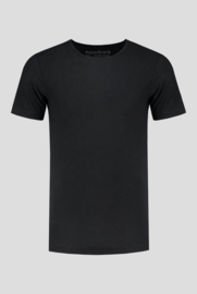 luxe bamboe t-shirt zwart