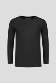 luxe bamboe longsleeve zwart