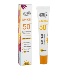 Vloeibare gezichts zonnecreme 50 SPF met hyaluron 40 ml