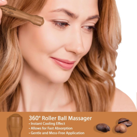 Hyaluron Augenkontur Serumroller mit Q10 15 ml