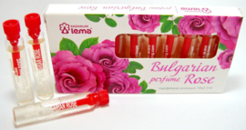 LEMA 10 vials Rosenöl mit Parfum 2.1 ml.