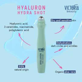 Hyaluron oog contour serum roller met Aloë Vera 15 ml