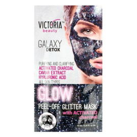 Peel-Off masker Detox Glitter Glow Black 10 ml