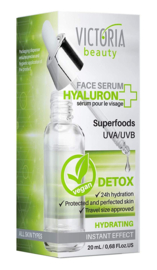 Hyaluron gezichtsserum detox 20 ml Vegan