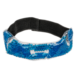 Blue spa headband heating and cooling