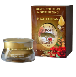 Bulfresh - Nacht creme Argan und Rose 40 ml