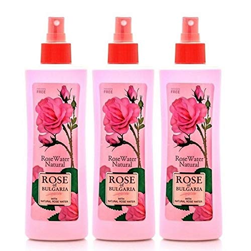 Rozen water natuurlijk spray 3 x 230 ml