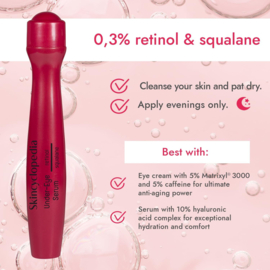 Hyaluron Augenkontur Serumroller mit Retinol und Squalan 15 ml