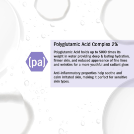 Vochtinbrengend gezichtsserum met 3% polyglutaminezuurcomplex 30 ml