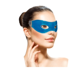 Blauw oogmasker met gel