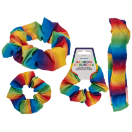 Rainbow headband Pride Scrunchie 11 x 3 cm