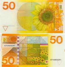 Nederland 50 Gulden 1982 Zonnebloem