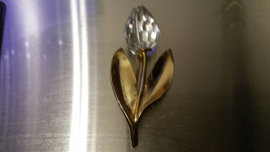 Swarovski - broche tulp