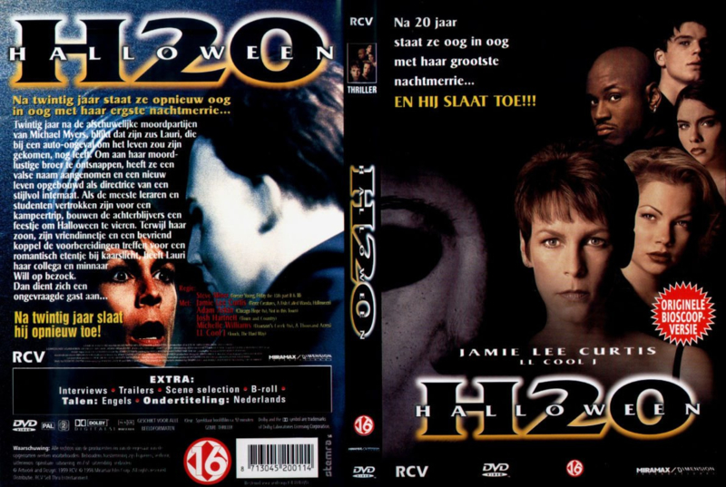 Halloween H2O dvd's horror ben's webwinkeltje