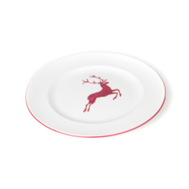 Dinerbord - Hert bordeauxrood - 27 cm