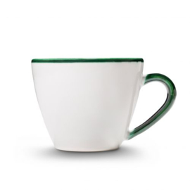 Koffiekopje - Rand - groen - 0,2 liter