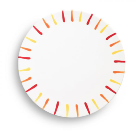 Dinerbord - Geflammt - Landlust - 28 cm