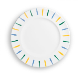 Dinerbord - Buntgeflammt - 27 cm