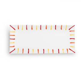 Serveerschaal rechthoek - Geflammt - Landlust - 36 x 15 cm