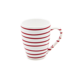 Koffiebeker Max - Geflammt - rood - 0,3 liter