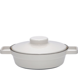 Pan laag met deksel - grijs - 24 cm