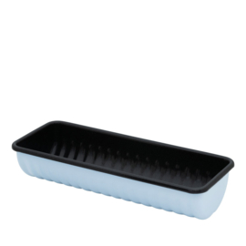 Cakevorm reerug - blauw / antraciet - 30 x 10 cm - 1,7 liter