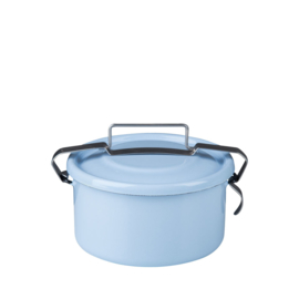 Lunchbox - lavendelblauw - 14 cm - 1,0 liter