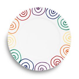 Dinerbord - Geflammt - Regenbogen - 29 cm