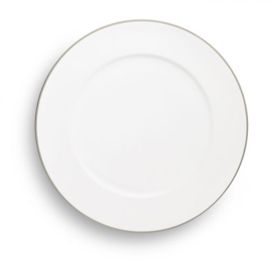 Dinerbord - Rand - grijs - 29 cm
