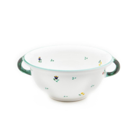 Serveerkom met oren - Alpenbloemen - 17 cm