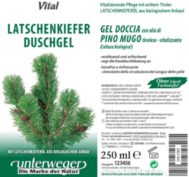 Unterweger Latschenkiefer douchegel- 250 ml