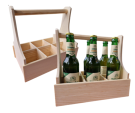 Männerhandtasche met bier - voor 6 bierflesjes 0,33 l