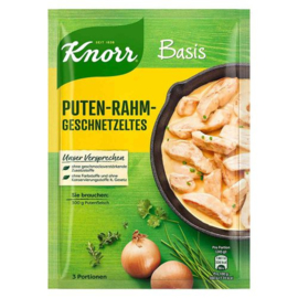 Basis saus voor Puten Rahmgeschnetzeltes