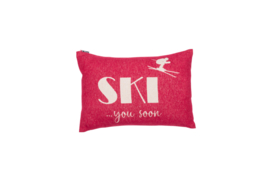 Ski ypou soon- kussenhoes 40 x 60 cm