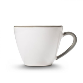 Koffiekopje - Rand - grijs - 0,2 liter